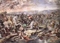 The Battle at Pons Milvius detail1 Renaissance master Raphael